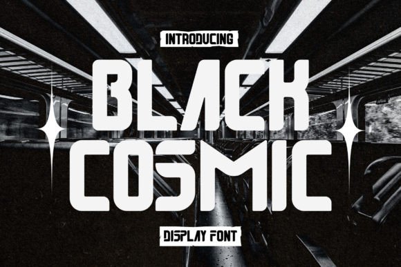 Black Cosmic: The Futuristic Blackletter Font for Bold Design