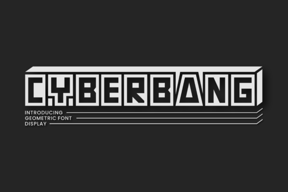 Cyberbang: The Futuristic Font for Bold Visual Design