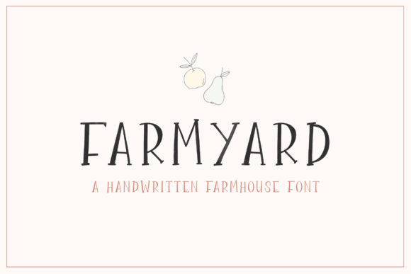 Farmyard: A Distinct Display Font for Creative Impact