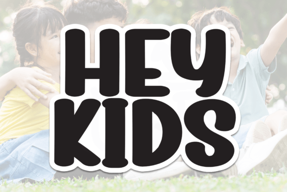 Hey Kids: A Cheerful Font for Creative Projects