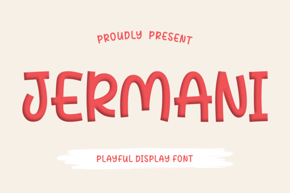 Jermani: The Charismatic Display Font for Playful Design