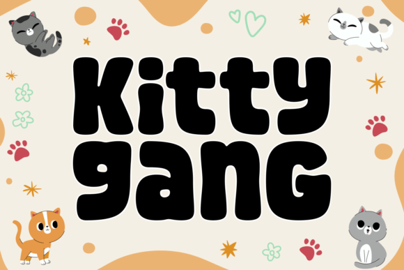 Kitty Gang: A Playful Font for Whimsical Design
