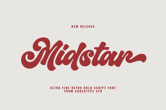 Midstar: Reviving Groovy Vibes for Modern Design