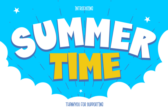Summertime: A Playful Font for Vibrant Design